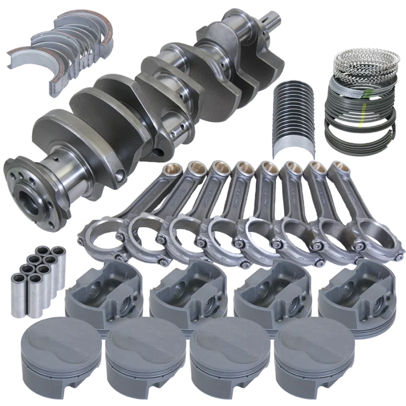 Eagle 524134155, Pontiac 455 4.250in Crank 6.800in I-Beam Rods -6cc Flat Top 4.155in Pistons Rotating Assembly