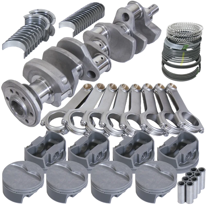Eagle 12011030, SBC 350 Competition Rotating Assembly 3.750in Stroke 6.000in Rods Forged Pistons .030 Overbore