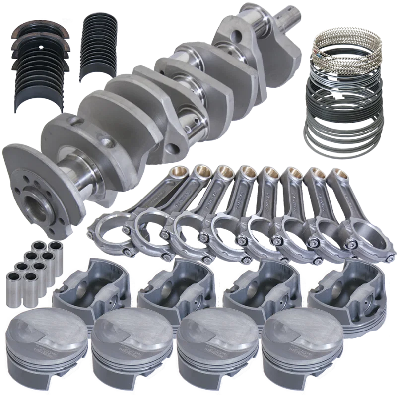 Eagle F1012070, Chevy 454 4.250in Crank 6.385in I-Beam Rods 18cc Dome 4.320in Pistons Rotating Assembly