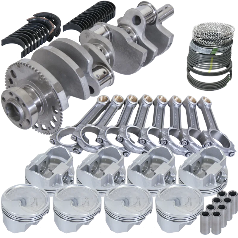 Eagle 627744010, Chevy LS2 4.000in Crank 58 Tth Reluctor 6.125in I-Beam Rods 4.010in Pistons Rotating Assembly