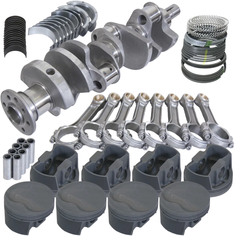 Eagle 20410070, Chrysler 360 4.000in Crank 6.123in I-Beam Rods -5cc Flat Top 4.070in Pistons Rotating Assembly