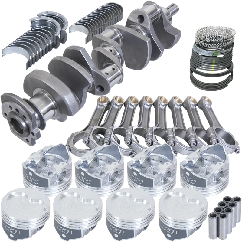 Eagle 13008000, Chevy 400 3.750in Crank 5.700in I-Beam Rods -30cc 4.125in Pistons Rotating Assembly