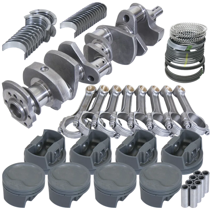 Eagle 13001L040, Chevy LT1350 1Pc 3.750in Crank 5.700in I-Beam Rods -16cc 4.040in Pistons Rotating Assembly