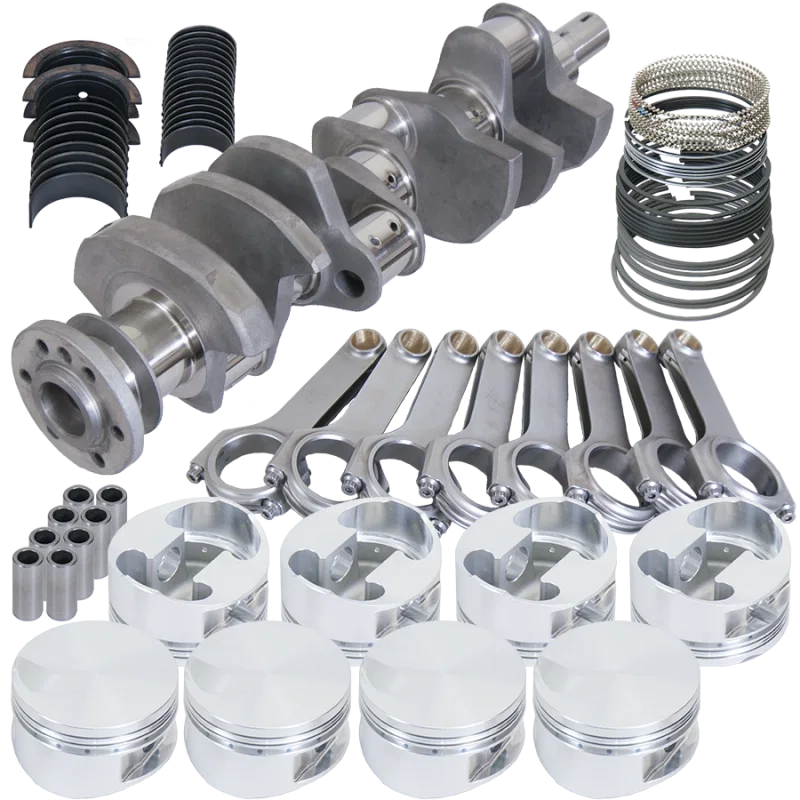 Eagle 35315060, Chevy 454 4.000in Crank 6.385in H-Beam -3cc Flat Top 4.310in Pistons Rotating Assembly