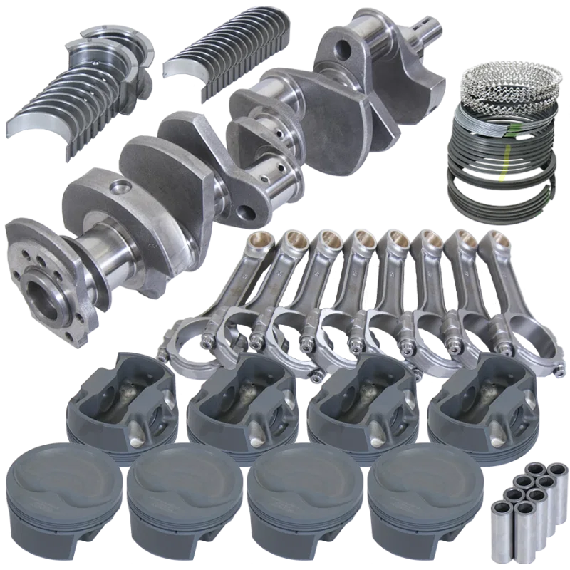 Eagle 13002L040, Chevy LT1350 1Pc 3.750in Crank 6.000in I-Beam Rods -16cc 4.040in Pistons Rotating Assembly