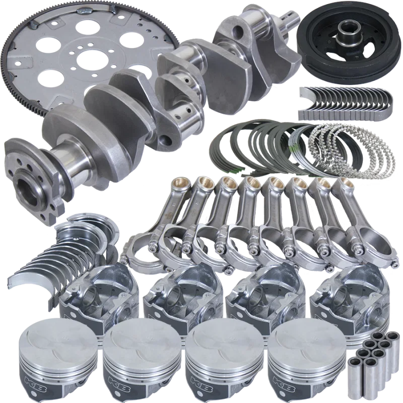 Eagle B13010030, Chevy 400 3.750in Crank 5.700in I-Beam Rods -7cc Flat Top 4.155in Pistons Balanced Assembly