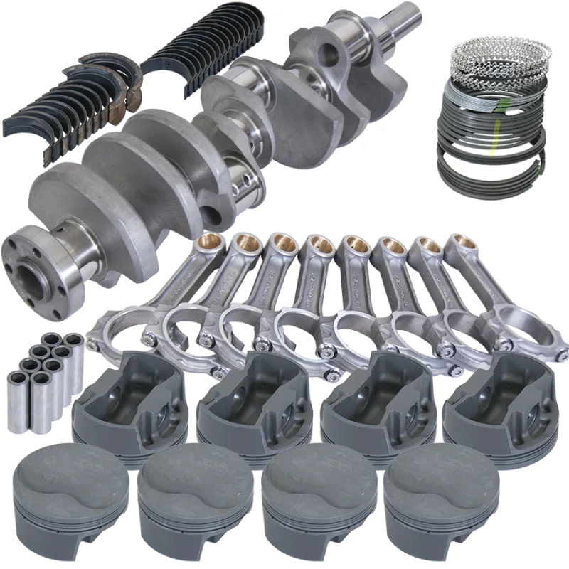 Eagle 64006030, Ford 289/302 3.250in Crank 5.400in I-Beam Rods -6cc Flat Top 4.030in Pistons Rotating Assembly
