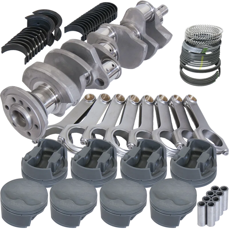 Eagle 12503000, Chevy 400 3.750in Crank 6.000in H-Beam -5cc Flat Top 4.125in Pistons Rotating Assembly