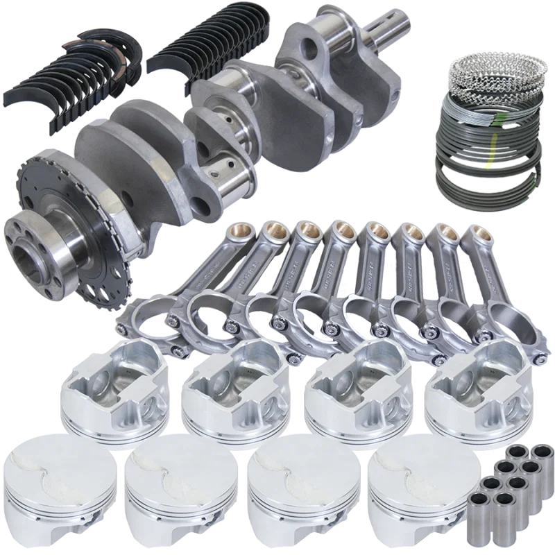 Eagle 637003903, Chevy LS1 4.000in Crank 24 Tth Reluctor 6.125in I-Beam Rods 3.903in Pistons Rotating Assembly
