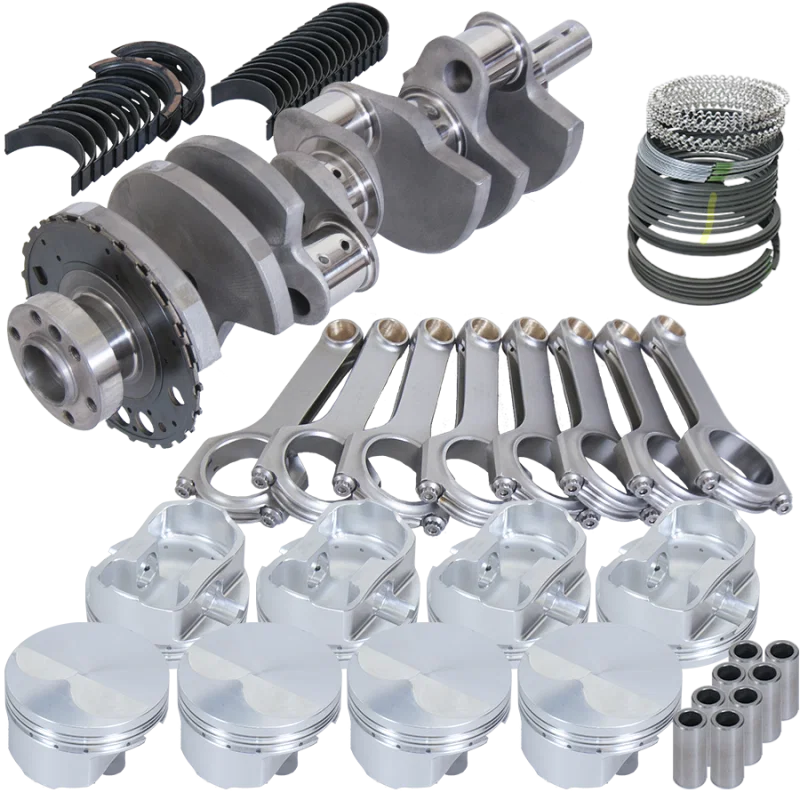 Eagle 128264030, Chevy LS2 403ci Flat Top Piston 24 Tooth Reluctor 4in Strk 6.125in Rod Len Rotating Assembly