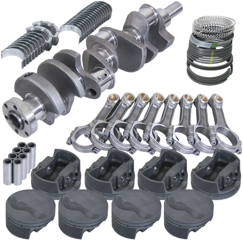 Eagle 16003125, Ford 289/302 3.400in Crank 5.400in I-Beam Rods -6cc Flat Top 4.125in Pistons Rotating Assembly