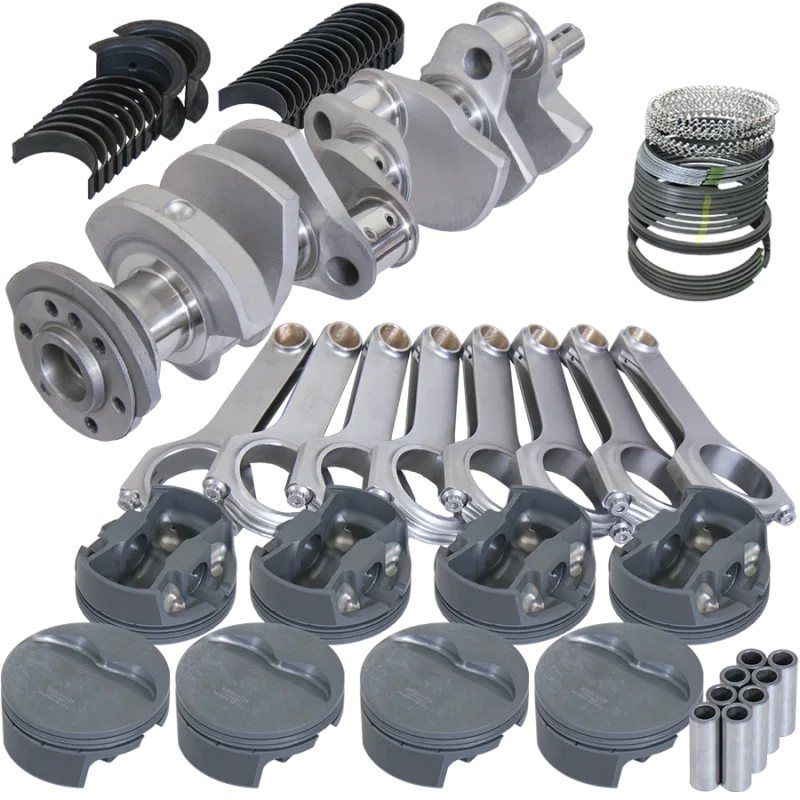 Eagle 12156040, Chevy 400 350 Mains 4.000in Crank 6.000in H-Beam Stroker Rod 4.165in Pistons Rotating Assembly