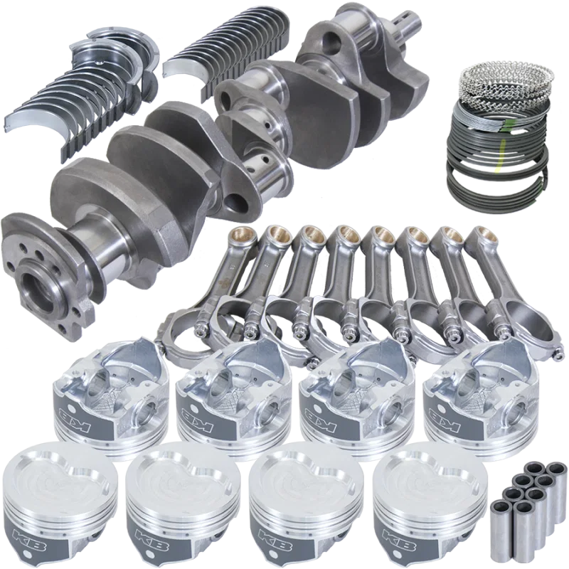 Eagle 13108000, Chevy 400 3.750in Crank 5.700in I-Beam Rods -30cc 4.125in Pistons Rotating Assembly