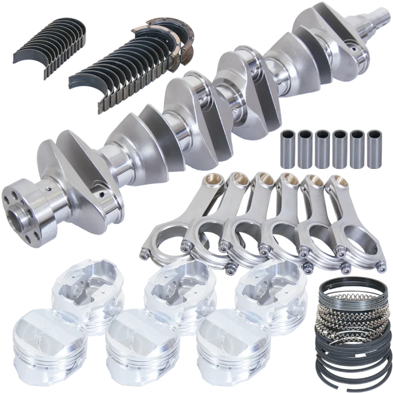 Eagle 87122865, Nissan RB26 3.059in Billet Crank 4.783in H-Beam 26cc Dome 86.5mm Pistons Rotating Assembly