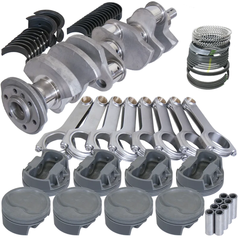 Eagle 12147000, Chevy 400 3.875in Crank 6.000in H-Beam Stroker Rods -22cc 4.125in Pistons Rotating Assembly