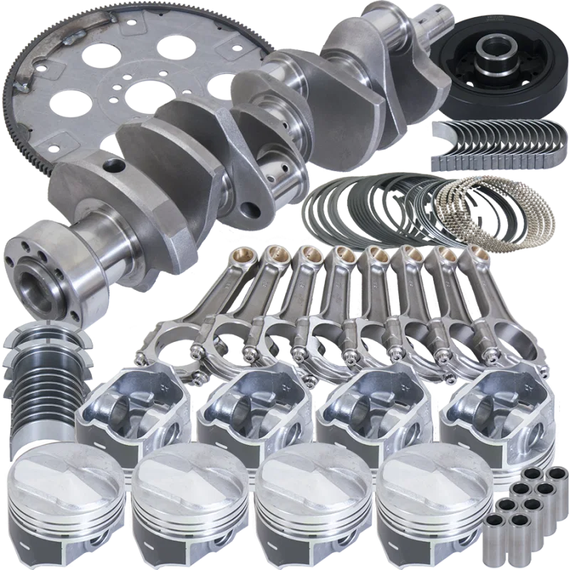 Eagle B18401L060, Chevy 454 1Pc 4.000in Crank 6.135in I-Beam Rods 4.310in Pistons 168 Tooth FP Balanced Assembly
