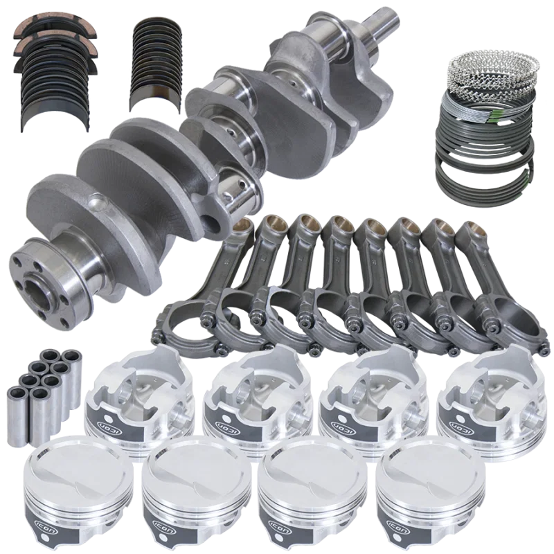 Eagle 64637060, Ford 351W 4.000in Crank 2.750in Mains 6.200in I-Beam Rods 4.060in Pistons Rotating Assembly
