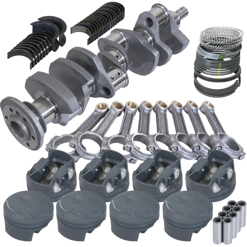 Eagle 62077040, Chevy 350 3.750in Crank 6.000in I-Beam Rods 11cc Dome 4.040in Pistons Rotating Assembly