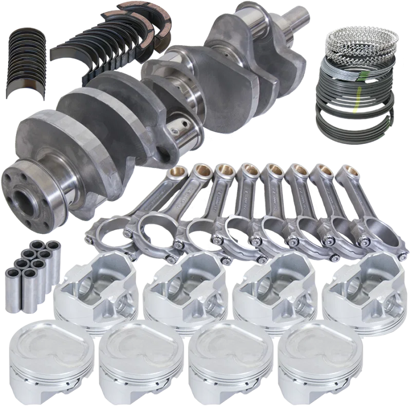 Eagle 64701040, Ford 351C 4.000in Crank 6.000in I-Beam Rods -18cc 4.040in Pistons Rotating Assembly