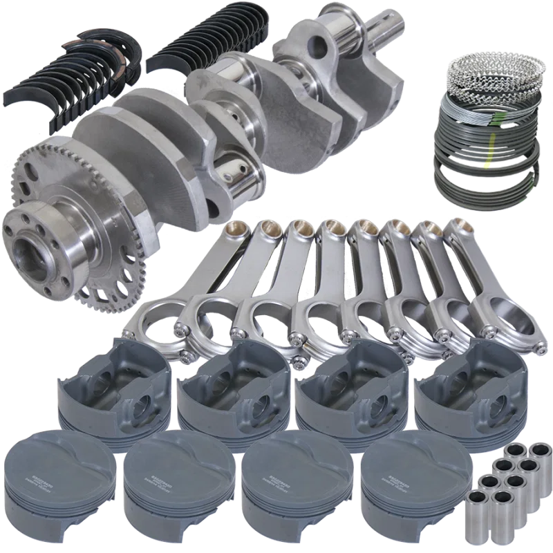 Eagle 129244130, Chevy LS7 4.000in Crank 58 Tth Reluctor 6.125in H-Beam -18cc 4.130in Pistons Rotating Assembly