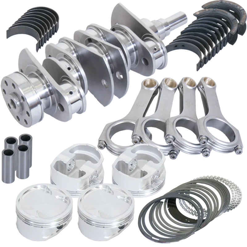 Eagle 89023995, Subaru EJ257 w/Forced Induction 99.5mm Bore H-Beam Rods 4340 Crank Stroker Rotating Assembly