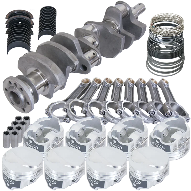 Eagle 61322030, Chevy 454 4.000in Crank 6.135in I-Beam Rods 18cc Dome 4.280in Pistons Rotating Assembly