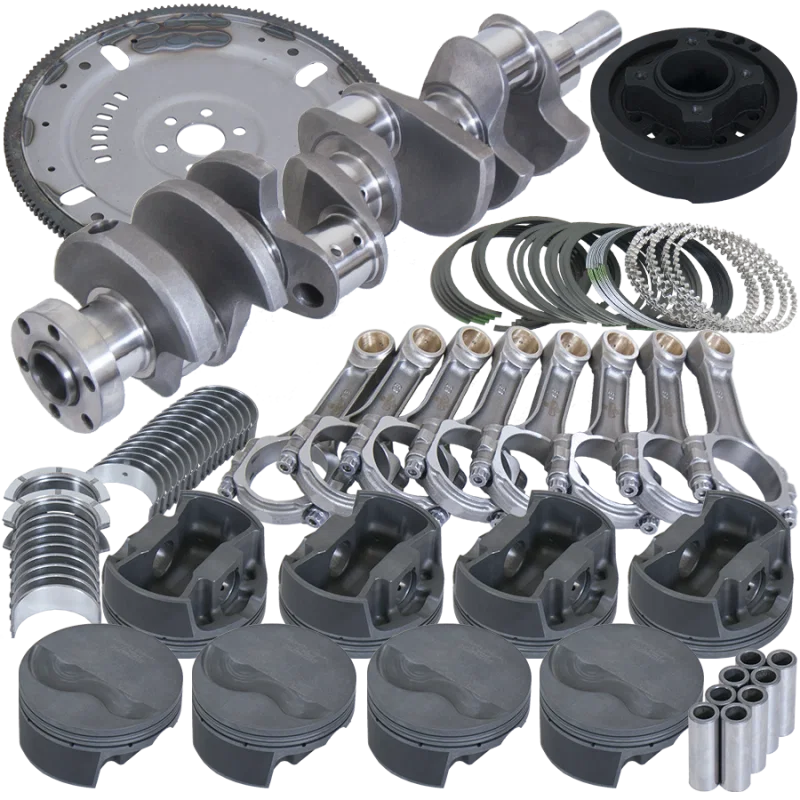Eagle B16003LA040, Ford 302 V-Rib Belt 164 Tooth Flexplate Balanced Rotating Assembly - 5.400in I-Beam +.040 Bore