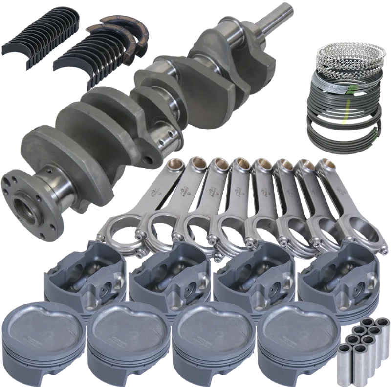 Eagle 15010030, Ford Big Block Forged 4340 4.39in Bore 4.3in Stroke -38cc Inv Dome Pistons Rotating Assy