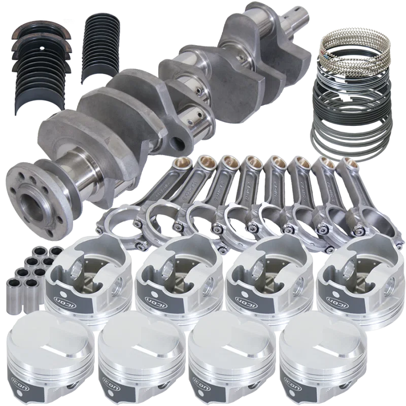 Eagle 61326000, Chevy 454 4.000in Crank 6.135in I-Beam Rods 43cc Dome 4.250in Pistons Rotating Assembly