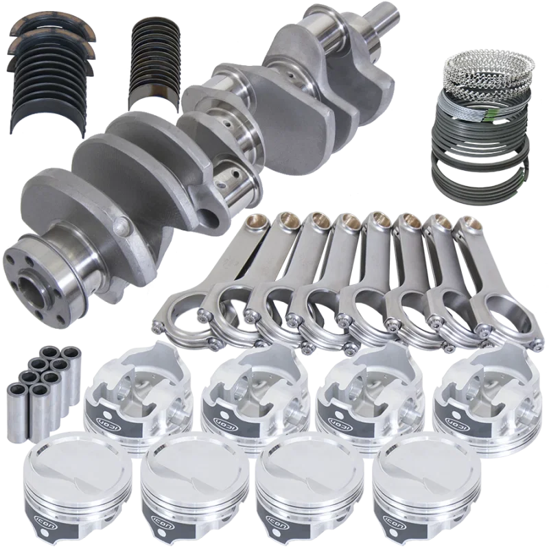 Eagle 14137030, Ford 351W 4.000in Crank 6.200in H-Beam -15.8cc Inv Dome 4.030in Pistons Rotating Assembly