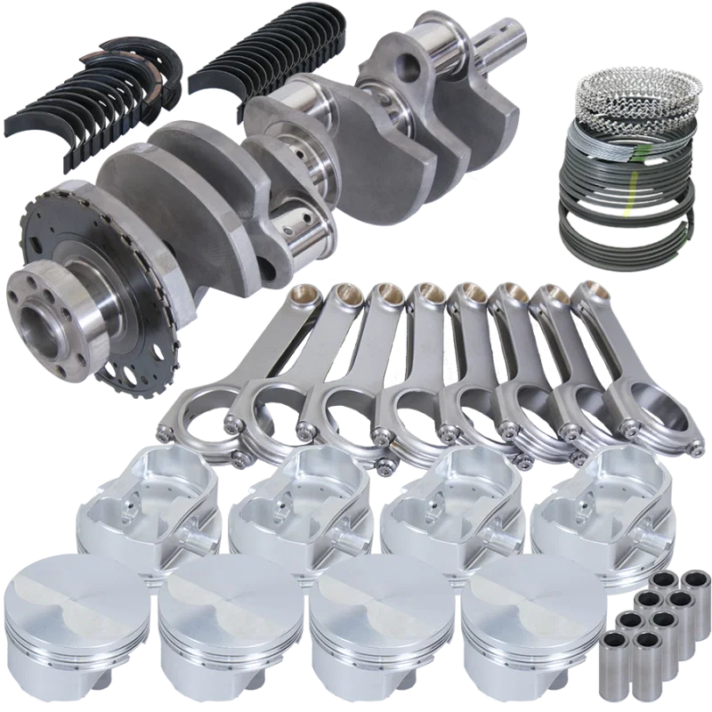 Eagle 128264005, Chevy LS2 4.000in Crank 24 Tth Rlctor 6.125in H-Beam -3.1cc 4.005in Pistons Rotating Assembly