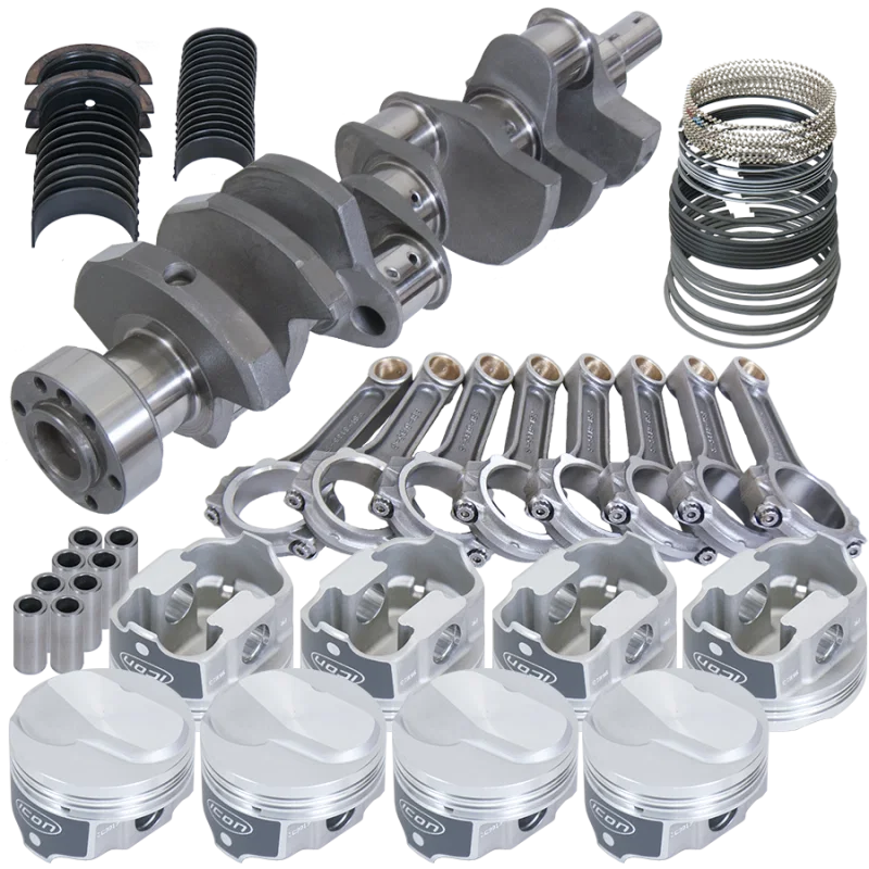 Eagle 18420L060, Chevy 454 1Pc 4.000in Crank 6.135in I-Beam Rod Closed Chamber 4.310in Piston Rotating Assembly