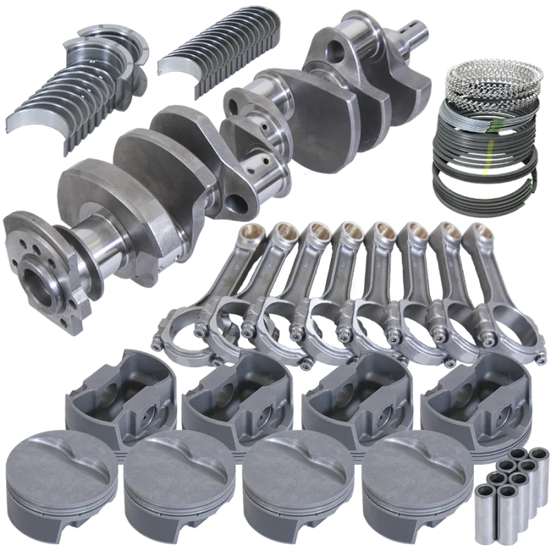 Eagle B13057E030, Chevrolet 350 Small Block Balanced 2Pc Seal Street & Strip Rotating Assembly Kit 3.75in Stroke