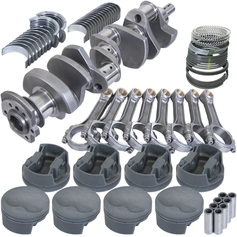 Eagle 13015040, Chevy 400 3.750in Crank 6.000in I-Beam Rods -5cc Flat Top 4.165in Pistons Rotating Assembly