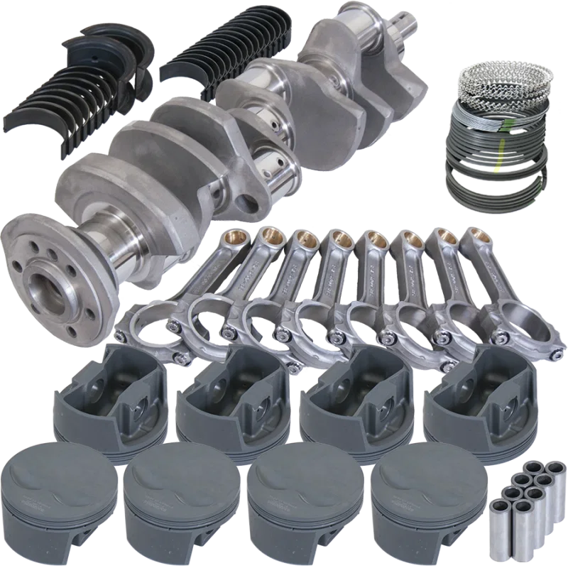 Eagle 62501030, Chevy 400 3.750in Crank 5.700in I-Beam Rods -5cc Flat Top 4.155in Pistons Rotating Assembly