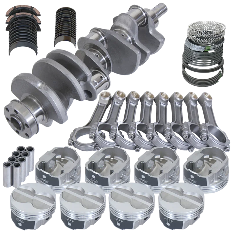 Eagle 64638030, Ford 351W 4.000in Crank 2.750in Journal 6.200in I-Beam Rods 4.030in Pistons Rotating Assembly