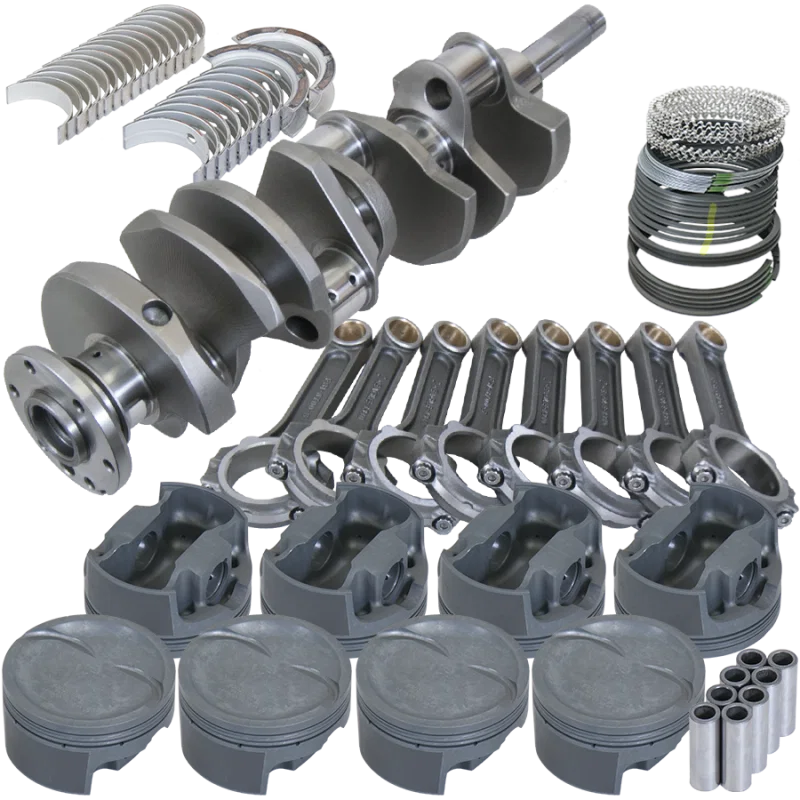 Eagle 158014090, Ford FE 4.250in Crank 6.700in I-Beam Rods -28cc Inv Dome 4.090in Pistons Rotating Assembly