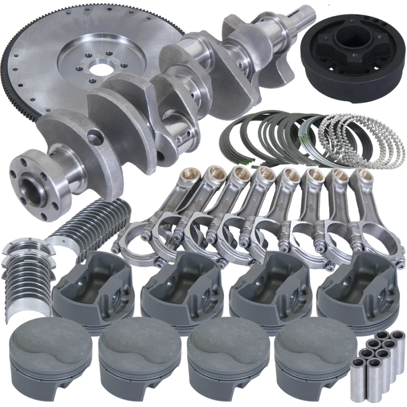 Eagle B16006LS040, Ford 302 3.250in Crank 5.400in I-Beam Rods 4.040in Pistons 157 Tooth FW Balanced Assembly