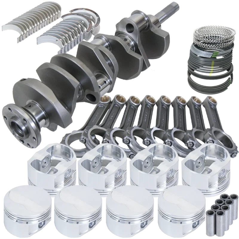Eagle 158124100, Ford FE 4.125in Crank 6.700in I-Beam Rods -7cc Flat Top 4.100in Pistons Rotating Assembly
