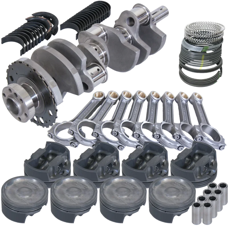Eagle 639064005, Chevy LS2 4.000in Crank 24 Tth Reluctor 6.125in I-Beam Rods 4.005in Pistons Rotating Assembly