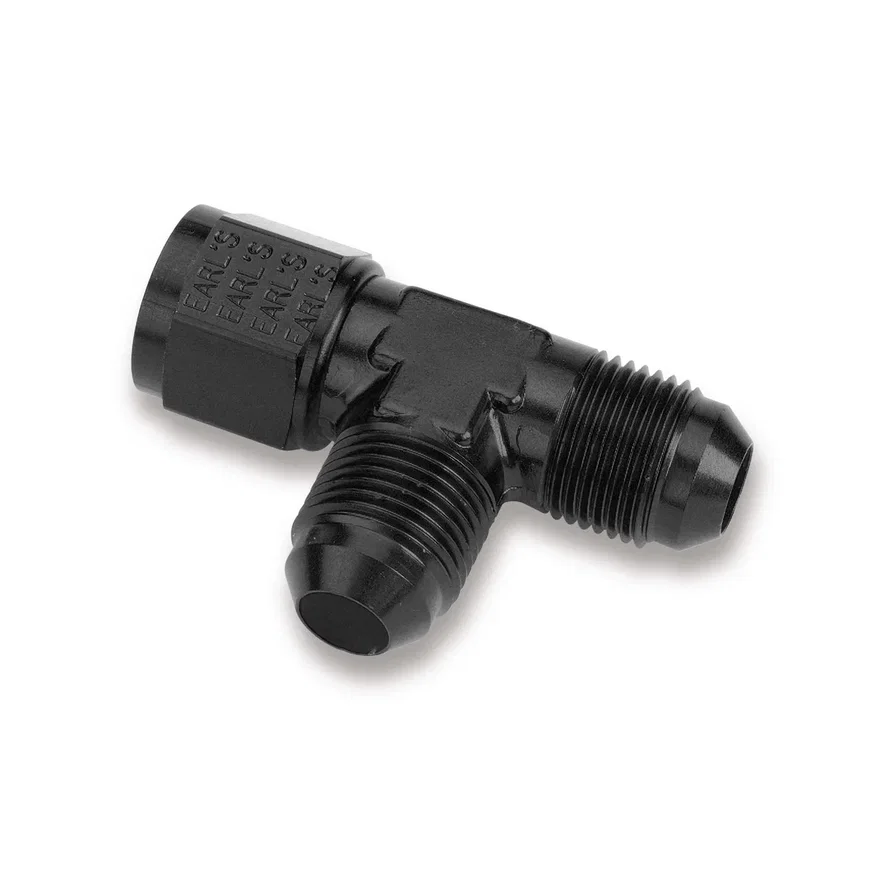 10 AN Tee - Female Swivel On Run
