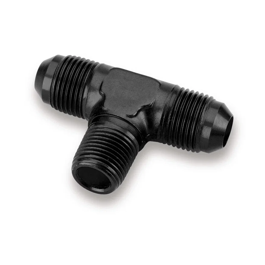 Earl's Performance AT982508ERL, Male AN -8 Tee to 3/8" NPT on Branch