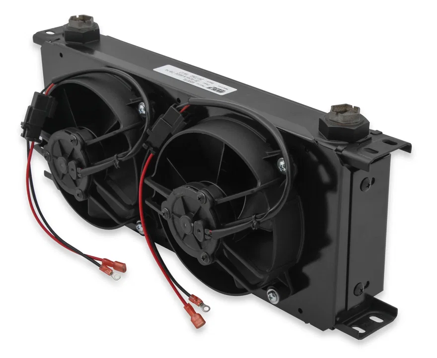 Earl's Performance FP820ERL, UltraPro Oil Cooler w/ Dual Fan Pack - 20 Rows - Extra-Wide Cooler