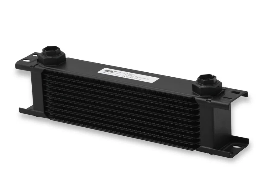 Earl's Performance 410ERL, UltraPro Oil Cooler - Black - 10 Rows - Wide Cooler