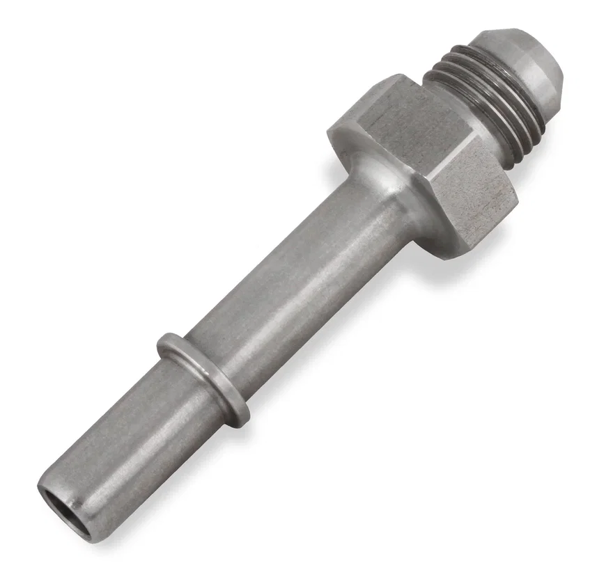 Earl's Performance 961965ERL, O.E. Fuel Line EFI Quick Connect 3/8" Tube to -6AN - Stainless Steel