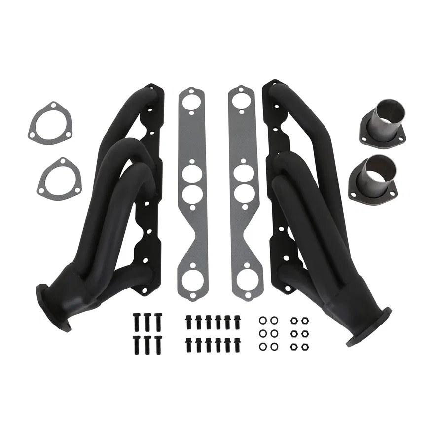 Shorty Headers - Black Painted for GMC and Chevrolet