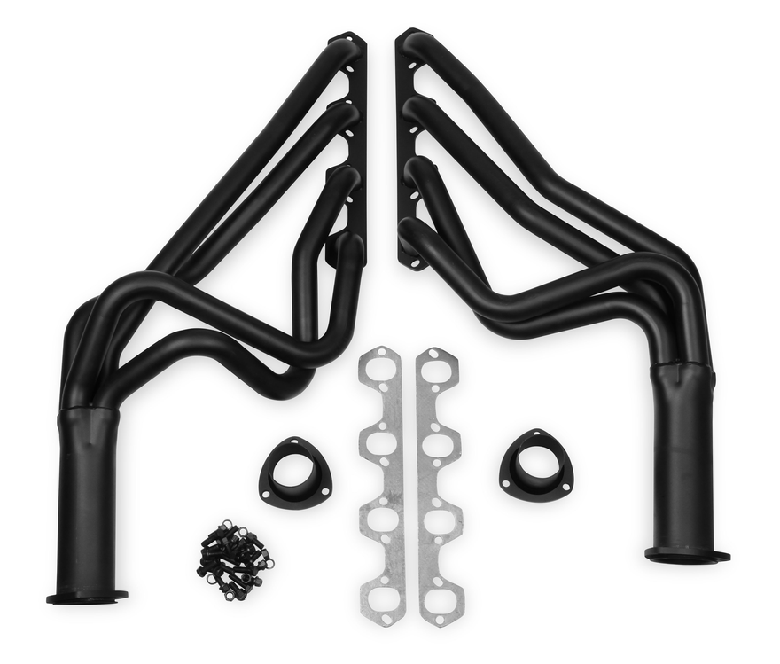 Long Tube Header - Black Paint for 1964-1970 Ford Mustang and Mercury Cougar