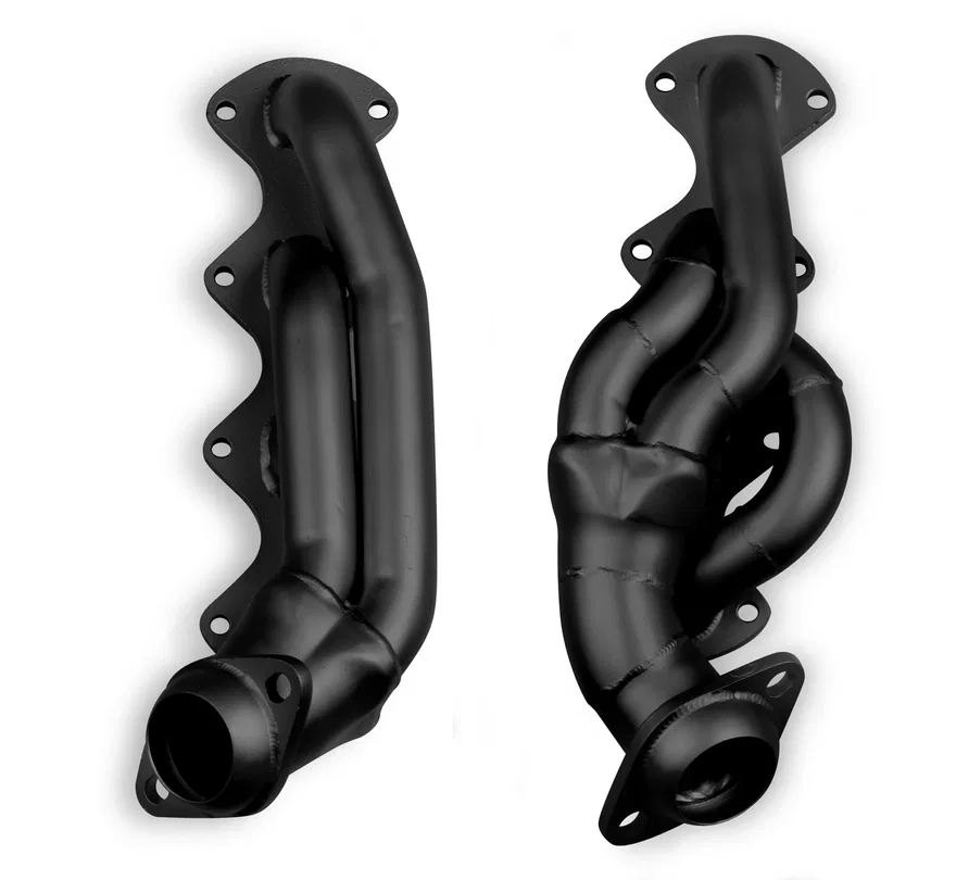 Shorty Headers - Black Painted for 2004-2008 Ford F-150