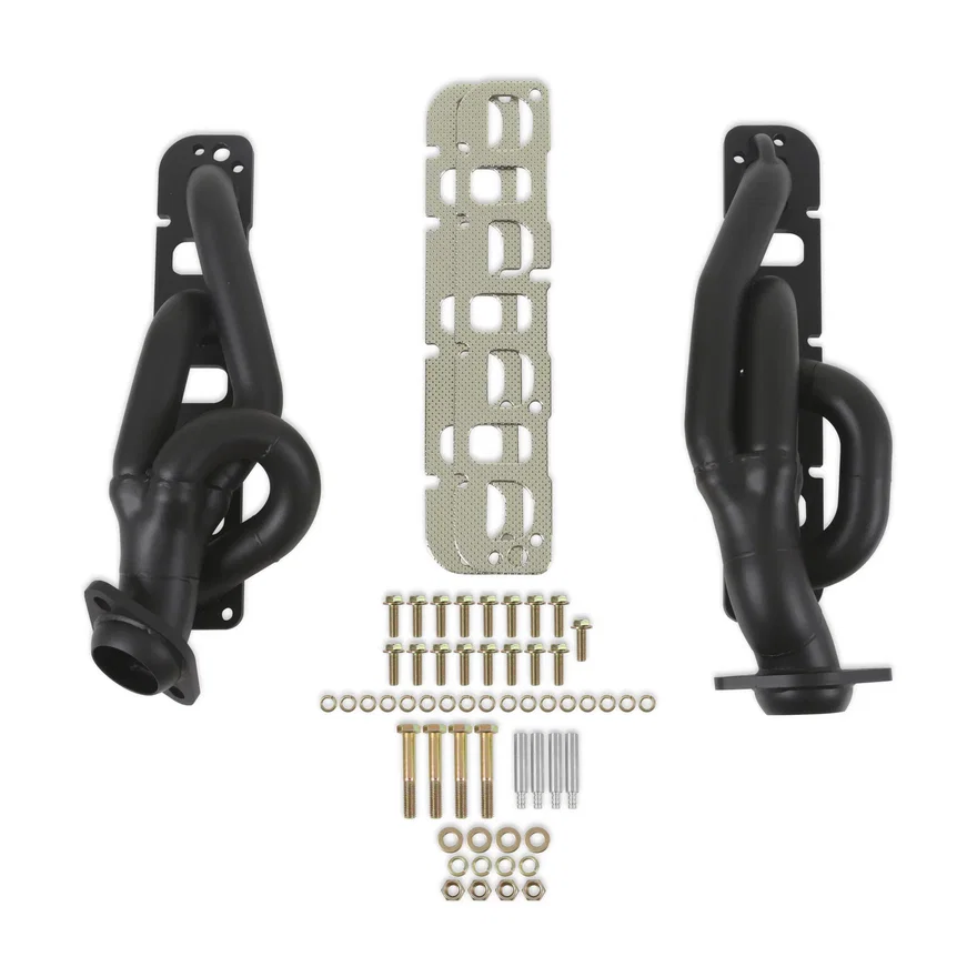 Shorty Headers - Black Painted for Ram and Dodge