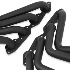 Long Tube Header - Black Paint for Chevrolet and GMC image 2